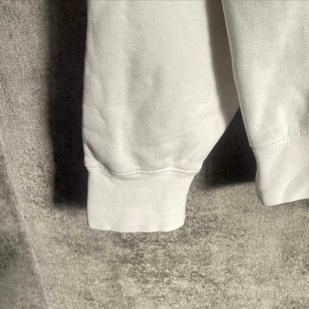 STUSSY ワールドツアー スウェット M ホワイト 定番 ゆるだぼ