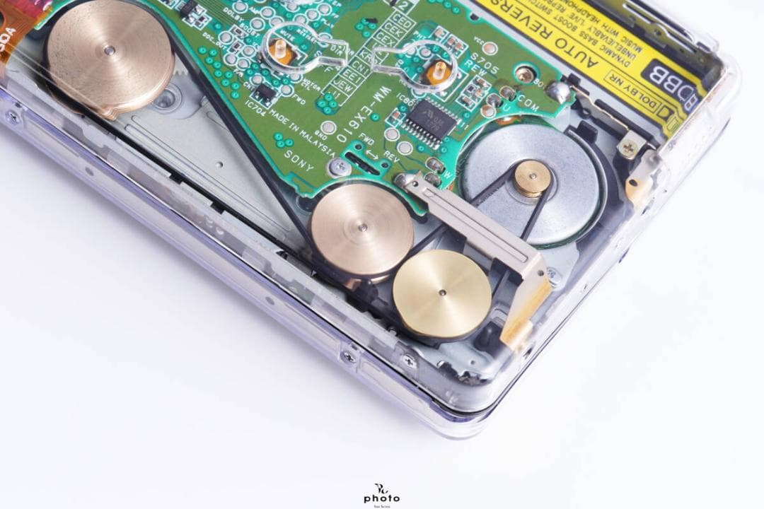 SONY WALKMAN 透明外装 真鍮製フライホイール WM-EX610
