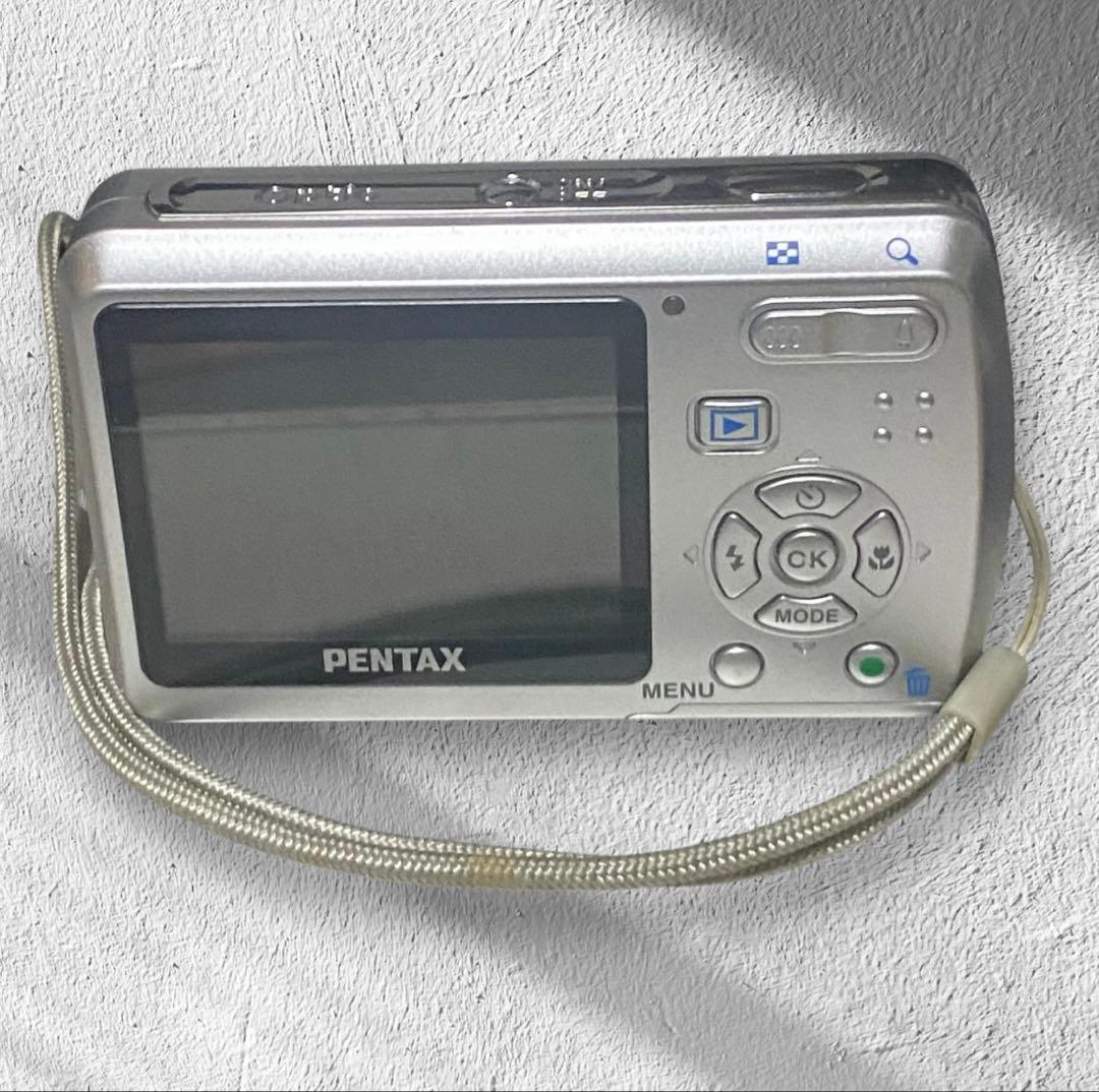 【良品】PENTAX Optio E50 コンパクトデジカメ 乾電池式