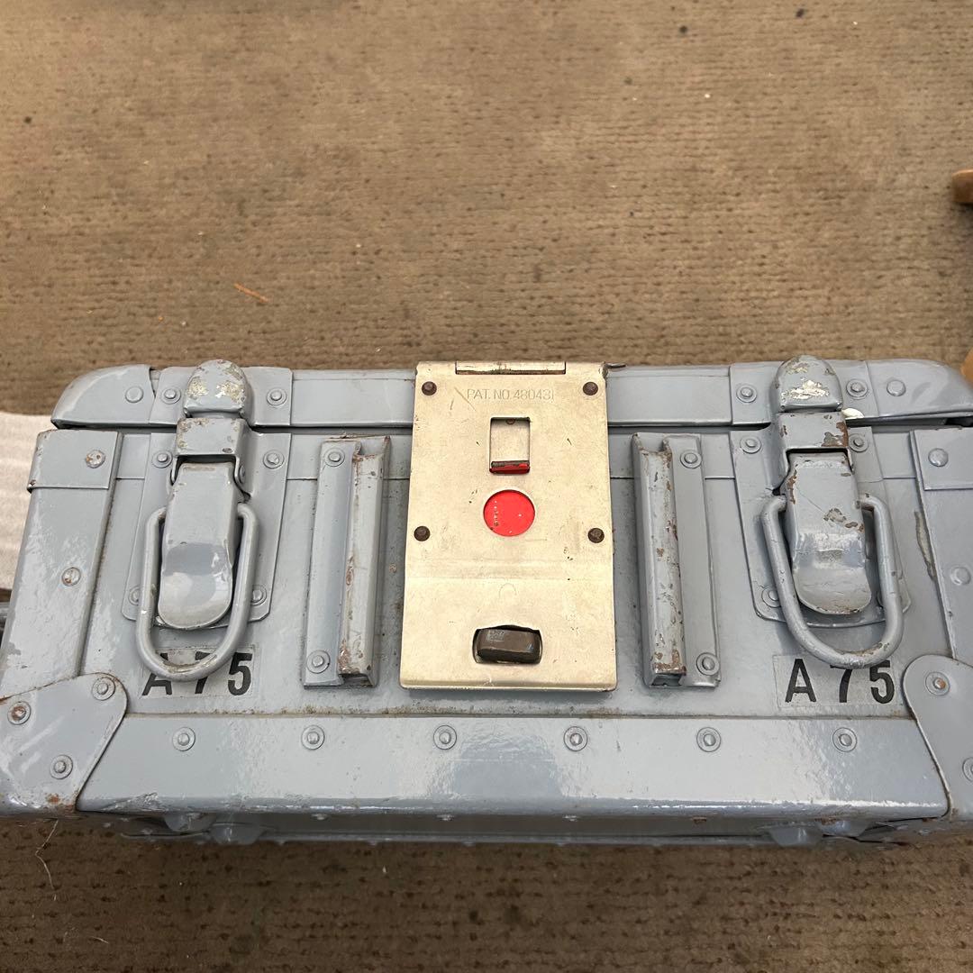 【JR】【レア】門司乗車券管理センターBOX（A75）レトロ 金属製