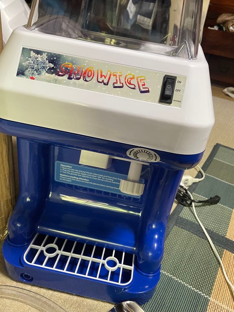 未使用　業務用　かき氷機　ICE SLICER