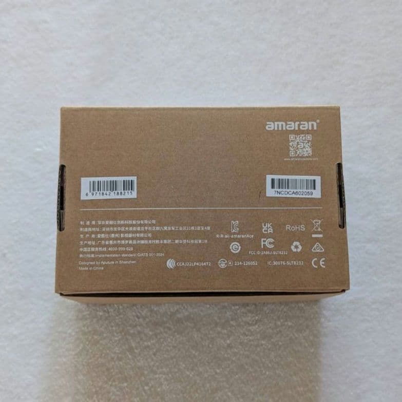 【ほぼ未使用】Amaran Ace 25c RGB 撮影ライト 照明 小型