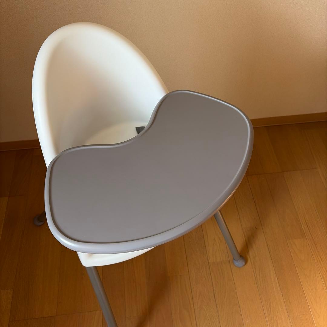 【説明書付き】ベビービョルン　ハイチェア　足の色　グレー