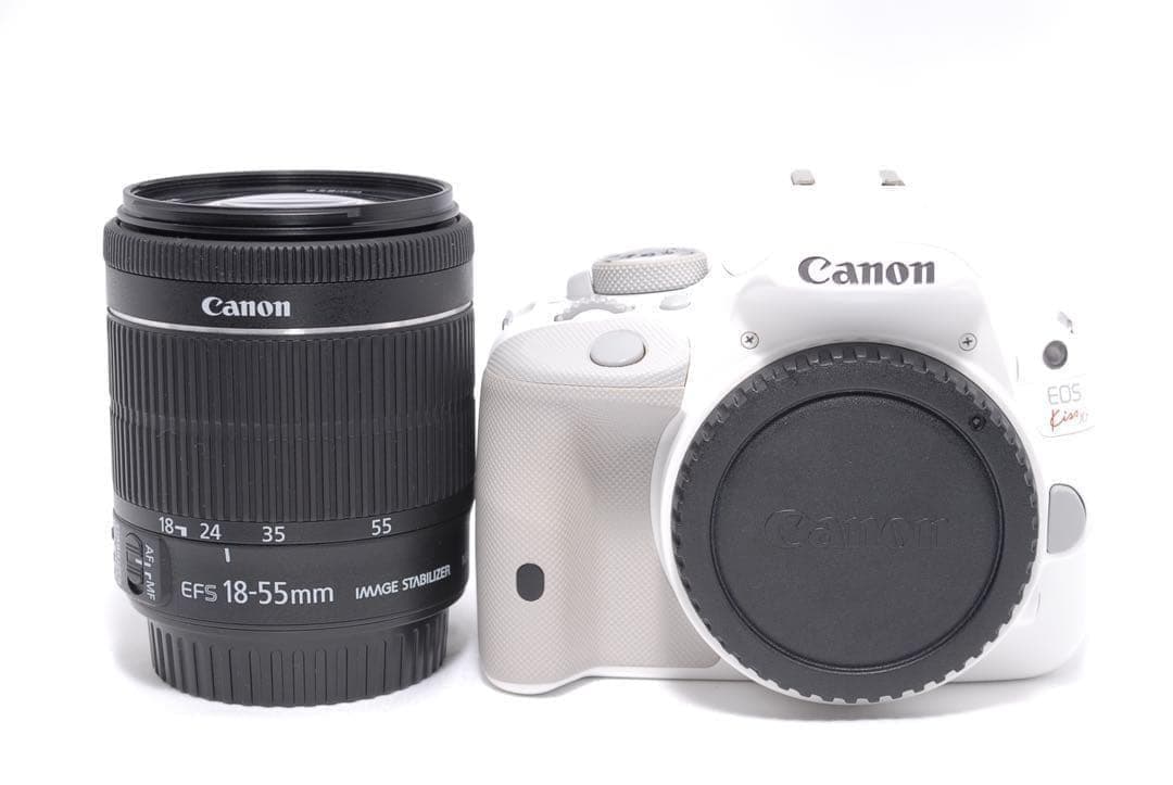 ★極美品★キヤノン Kiss X7高性能STMレンズ お洒落なホワイトボディ✨