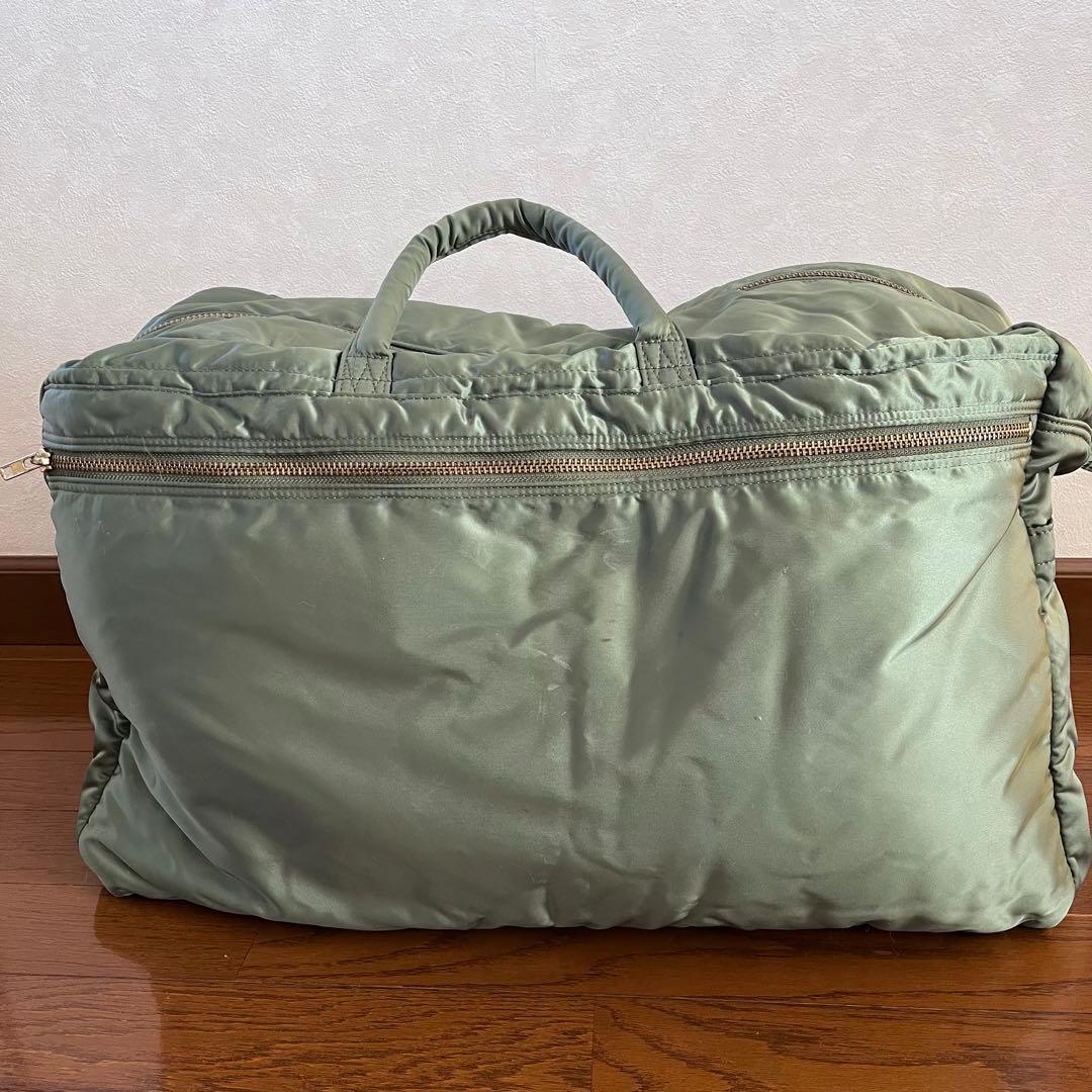 PORTER タンカー ボストンバッグ L (52L) セージグリーン