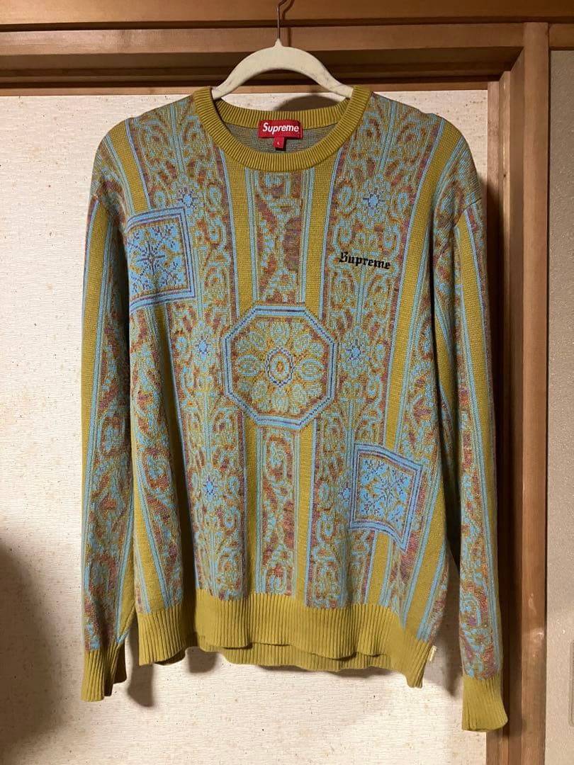 トップス SUPREME TAPESTRY SWEATER