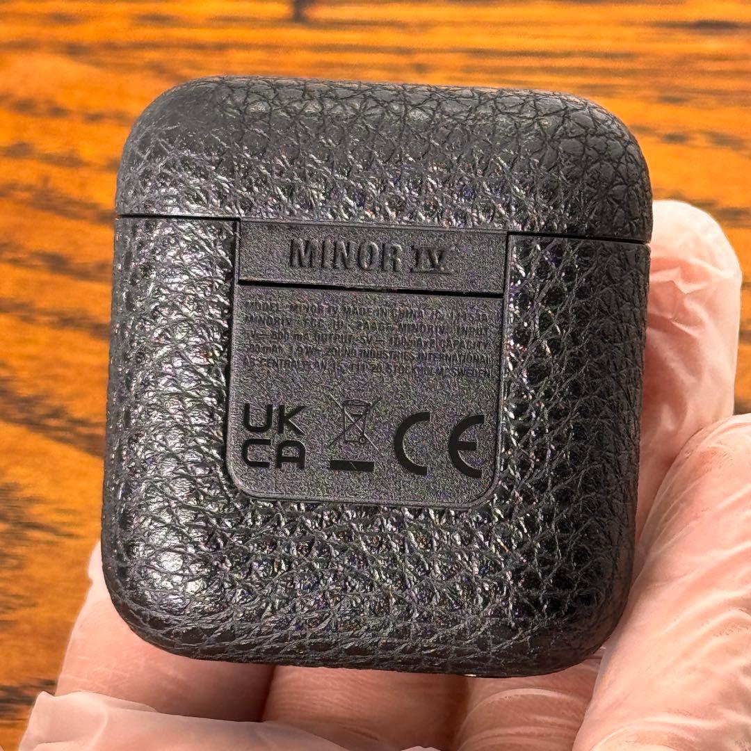 Marshall MINOR IV 完全ワイヤレスイヤホン ブラック【美品】