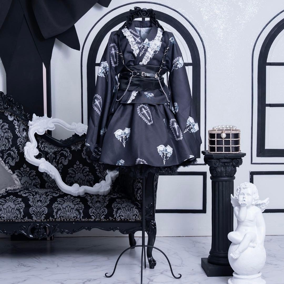 浴衣ドレス pal elfy モノトーン