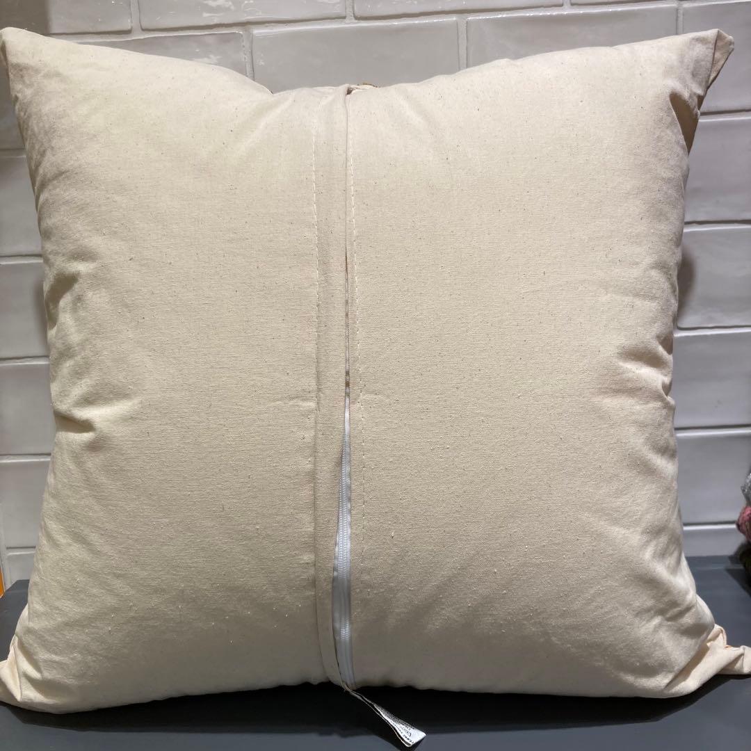 SALE！【新品未使用】トルコ製シルクスザニ刺繍クッションカバー大