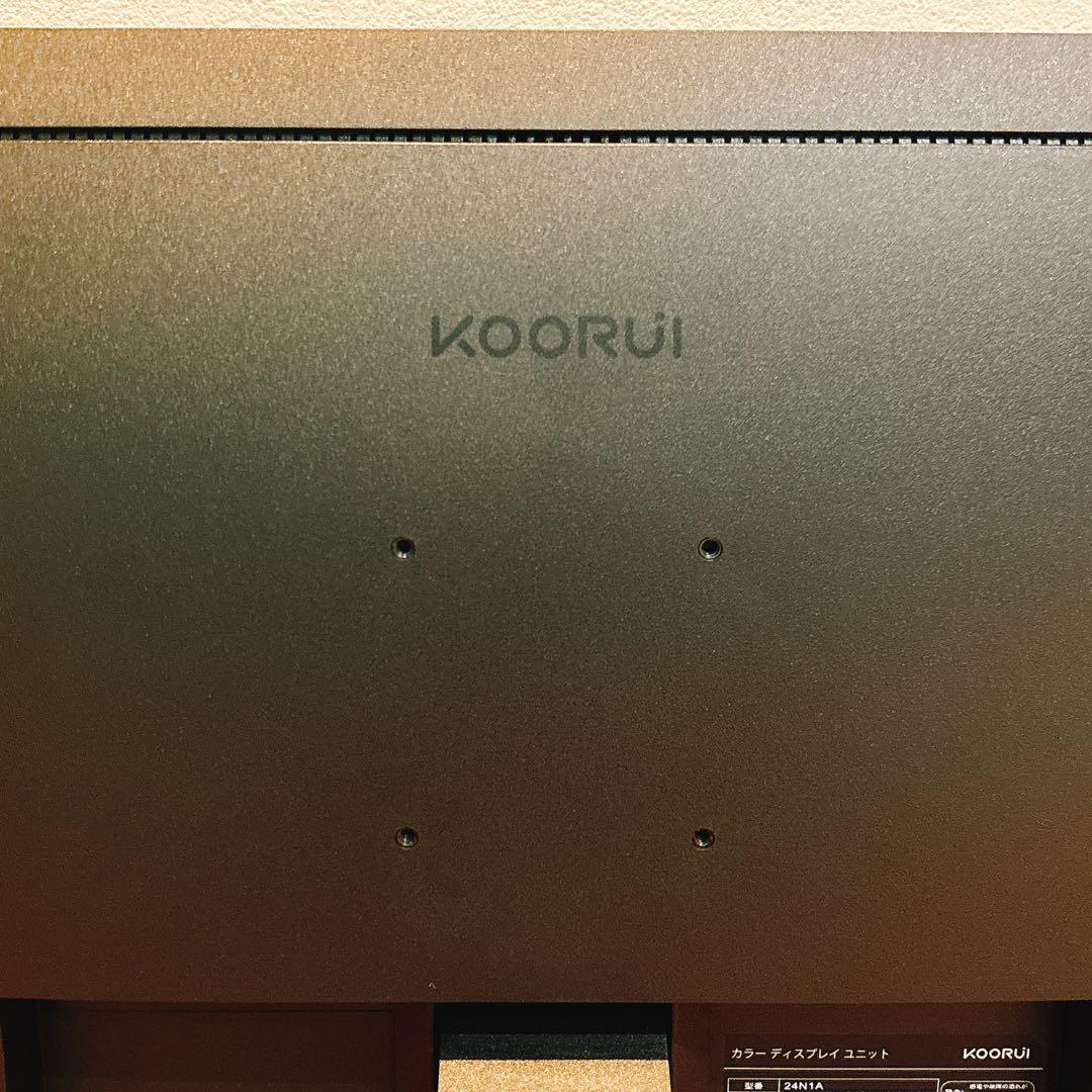 KOORUI モニター PCモニター 24N1A ディスプレイ フルHD 黒