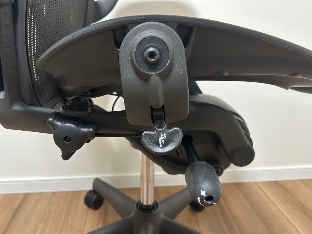 ハーマンミラー アーロンチェア Bサイズ フル装備 ヘッドレスト セット