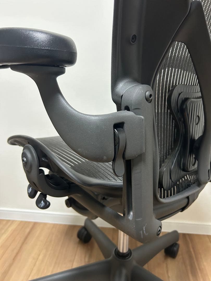 ハーマンミラー アーロンチェア Bサイズ フル装備 ヘッドレスト セット