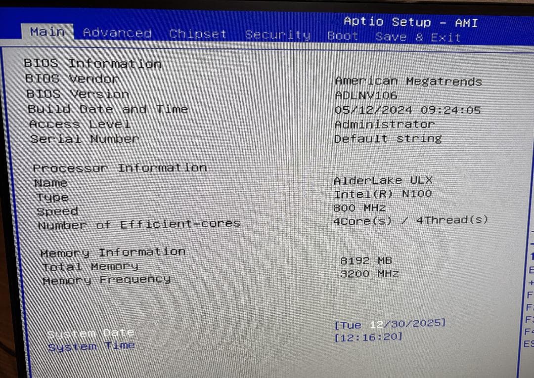 ミニPC Beelink S12Pro INTEL N100