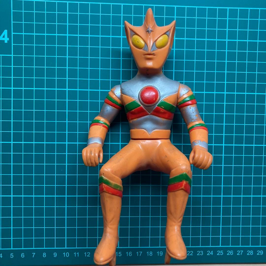 ポ*T様 【激レア】ブルマァク　トリプルファイター ソフビ 当時物(バイク欠品)