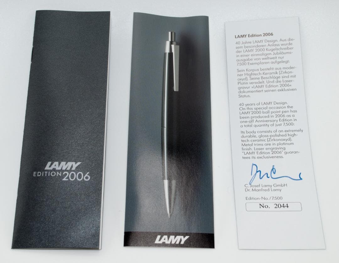 2006限定 Lamy2000 ceramicom セラミコン ボールペン 新品