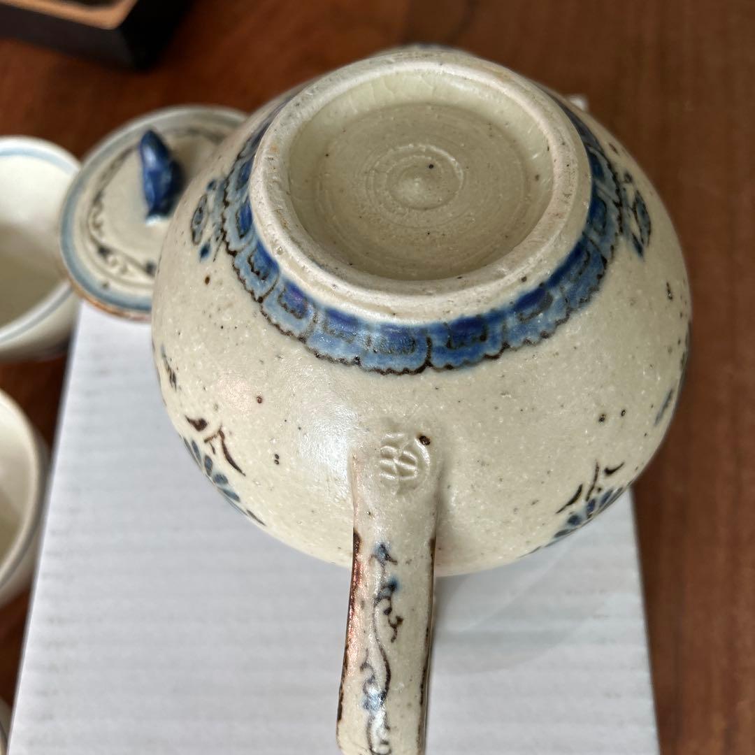 ✴️大幅値下げ✴️【中西申幸】鳥遊戯画急須と湯呑み茶碗チュンチュン3個セット