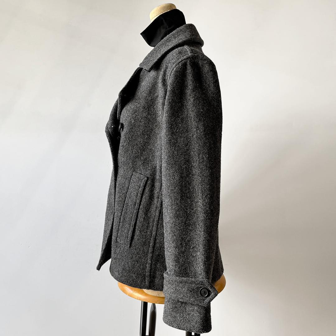 【美品】MHL. ショート ダブルブレスト コート ウール ジャケット