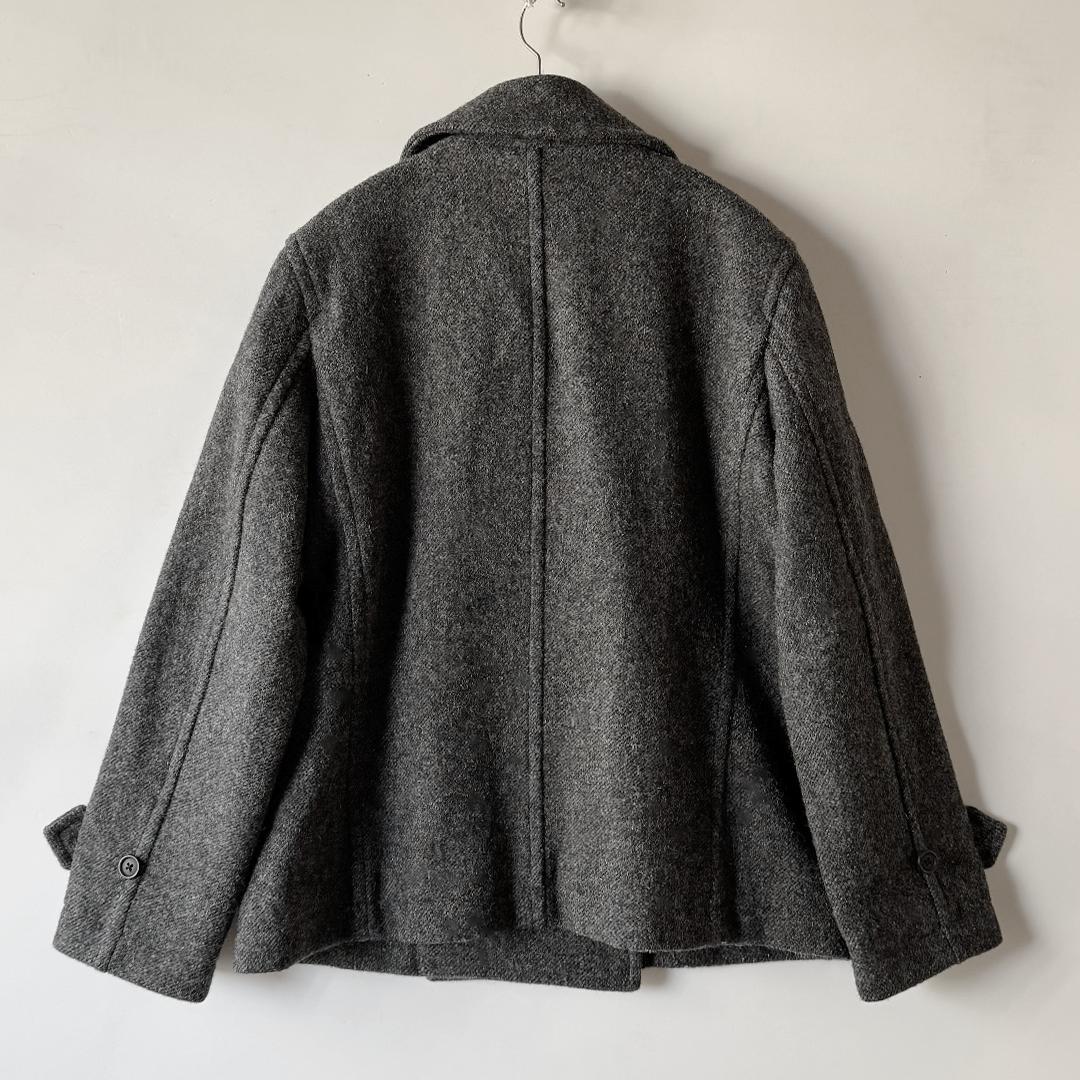 【美品】MHL. ショート ダブルブレスト コート ウール ジャケット