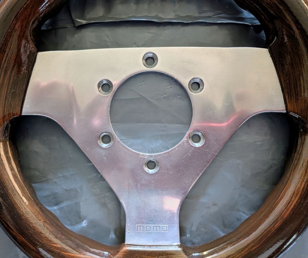 【小径】２３パイ　MOMO　加工　ステアリング　おまけ　星型カラフルつり革　付き