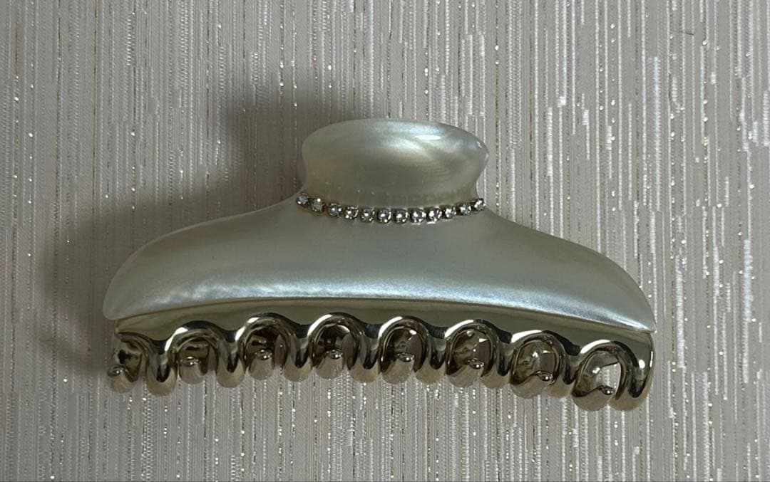 【ピース】accaニューコラーナ クリップ Lサイズ　パールホワイト