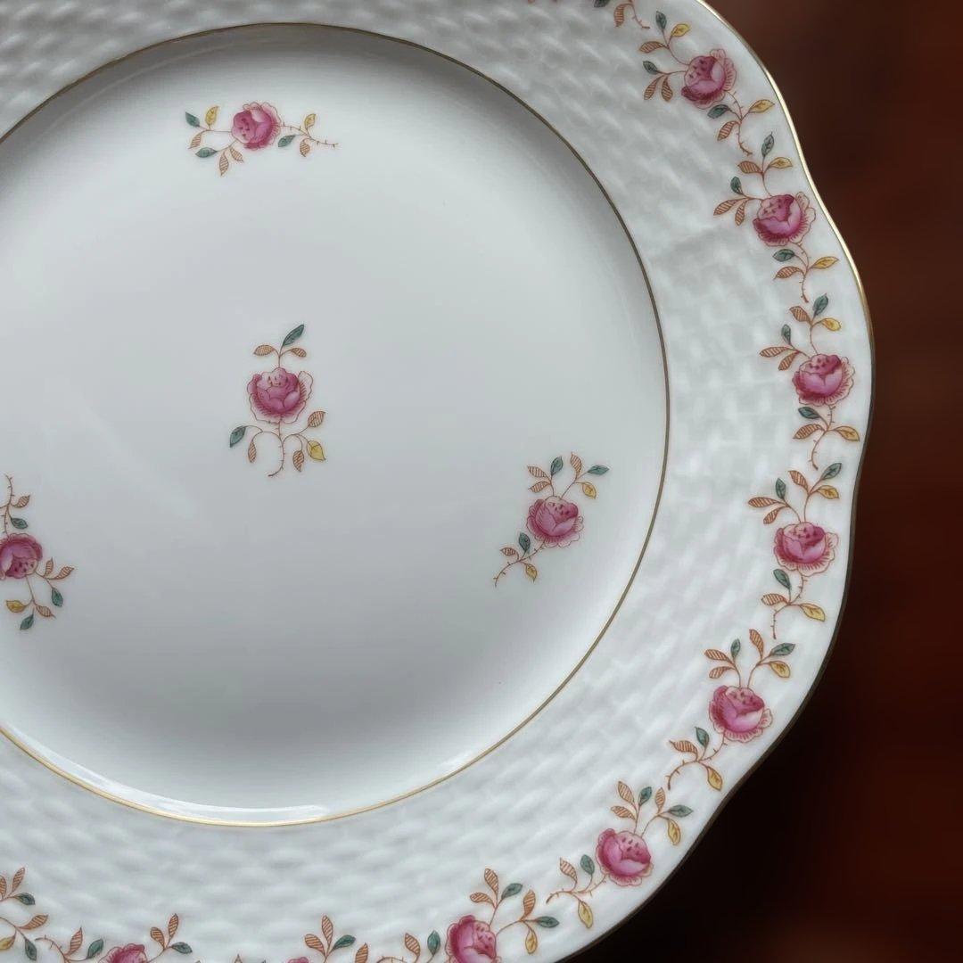 ヘレンド　ローズガーランドプレート２枚