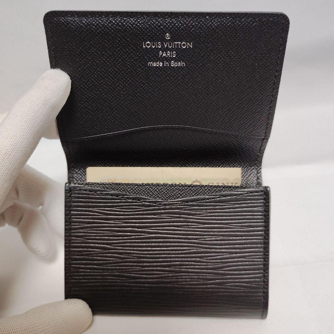 美品✨ルイヴィトン　名刺入れ　カードケース　エピ　ブラック　ノワール