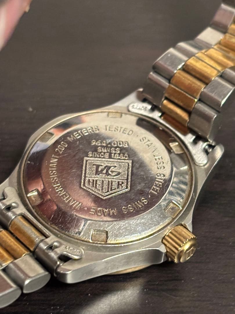 【TAG HEUER】2000 professionalゴールド/シルバー 時計
