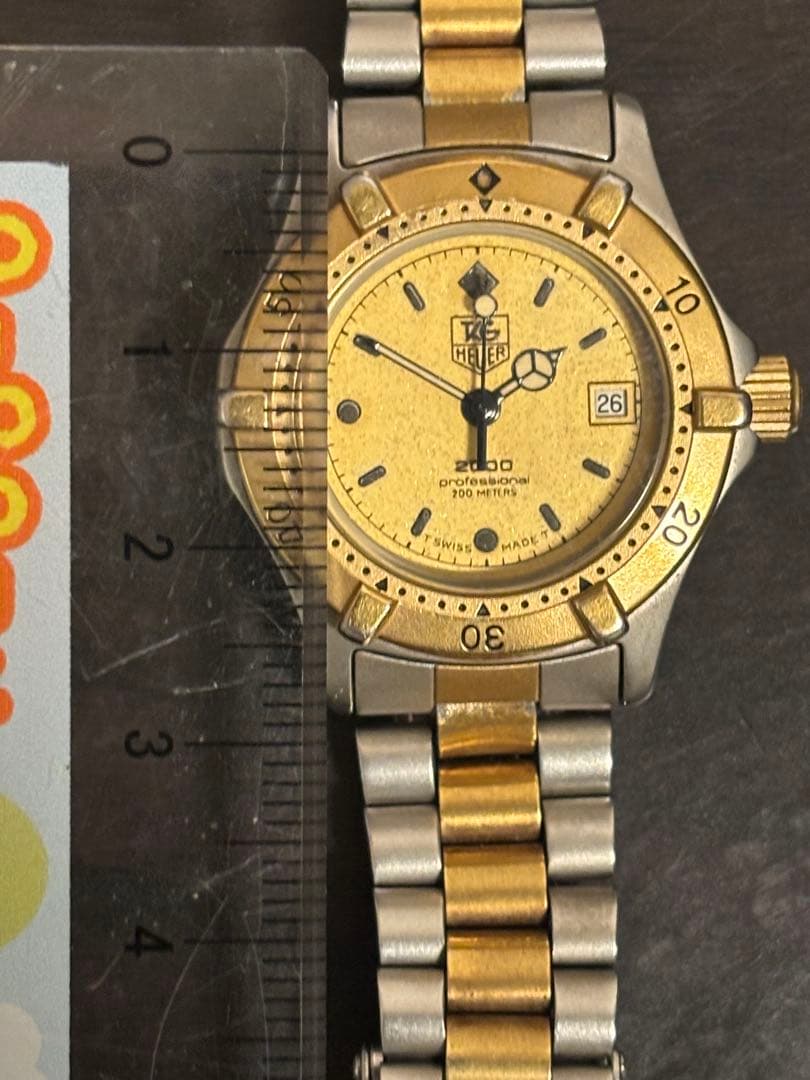 【TAG HEUER】2000 professionalゴールド/シルバー 時計