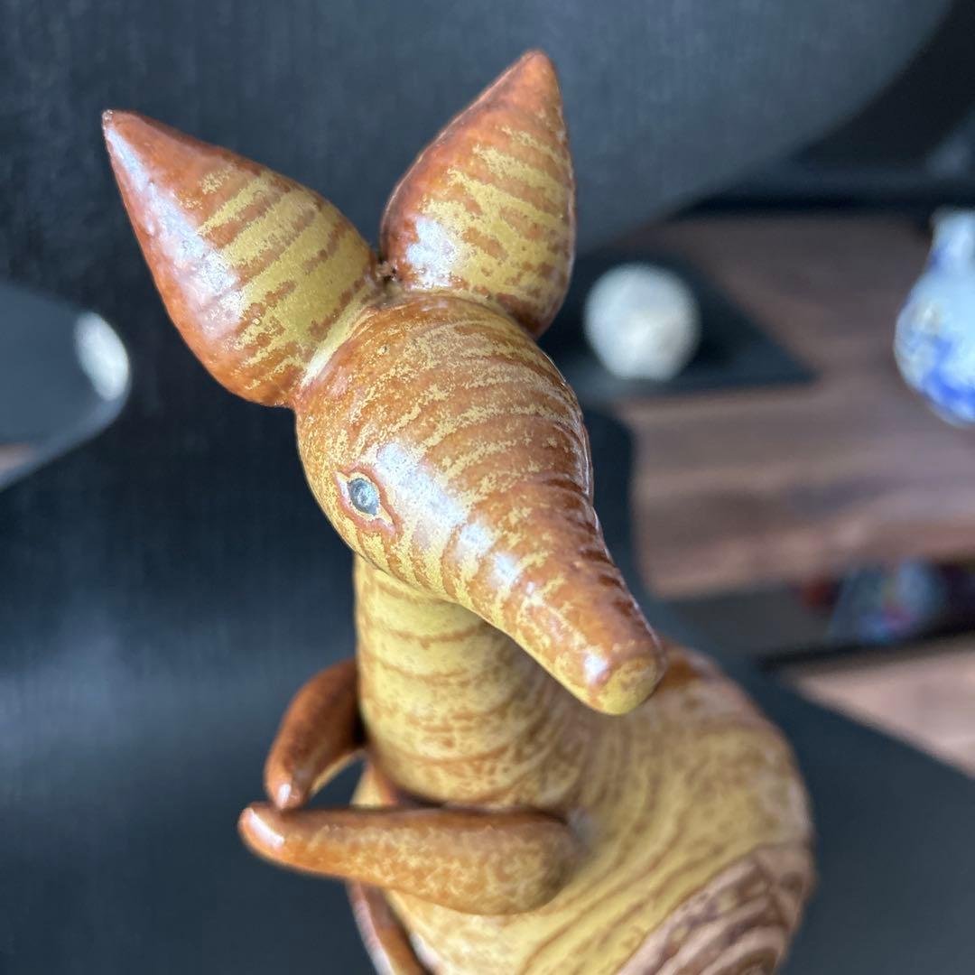 リサラーソン カンガルー グスタフスベリ 親カンガルーのみ　希少　ヴィンテージ