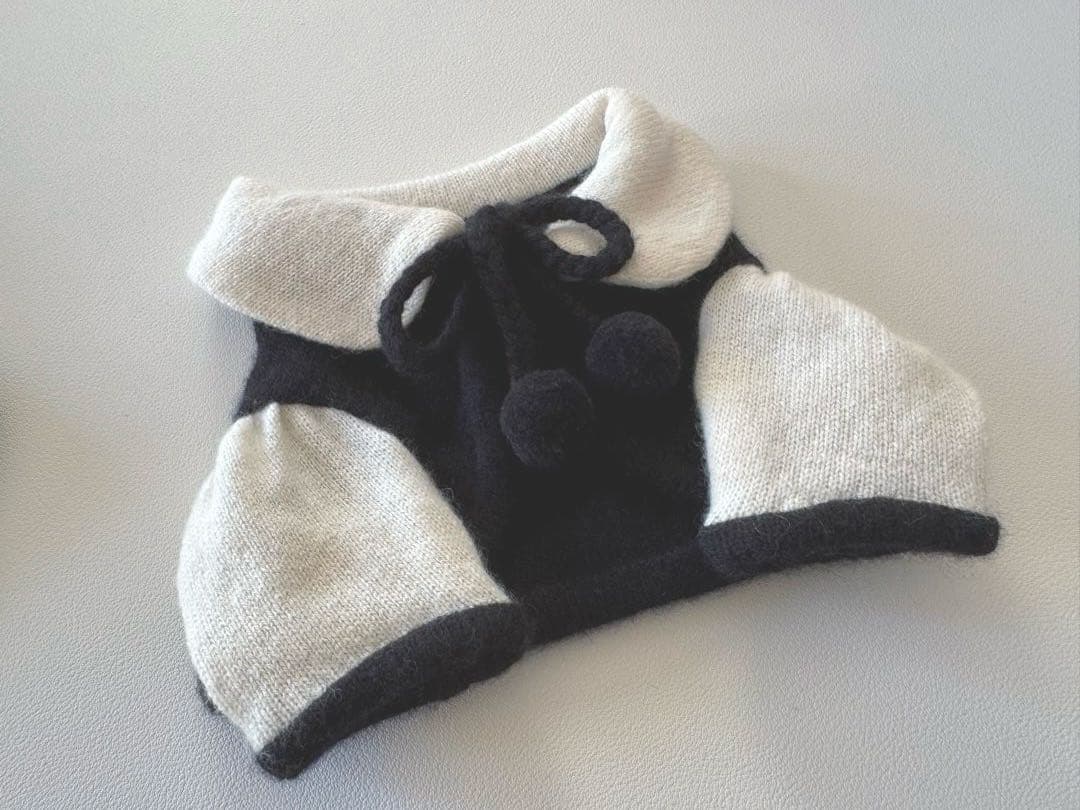 【ほぼ未使用】フィフィ&ロメオ カシミヤ100% ニット＋ボレロセット 黒 XS