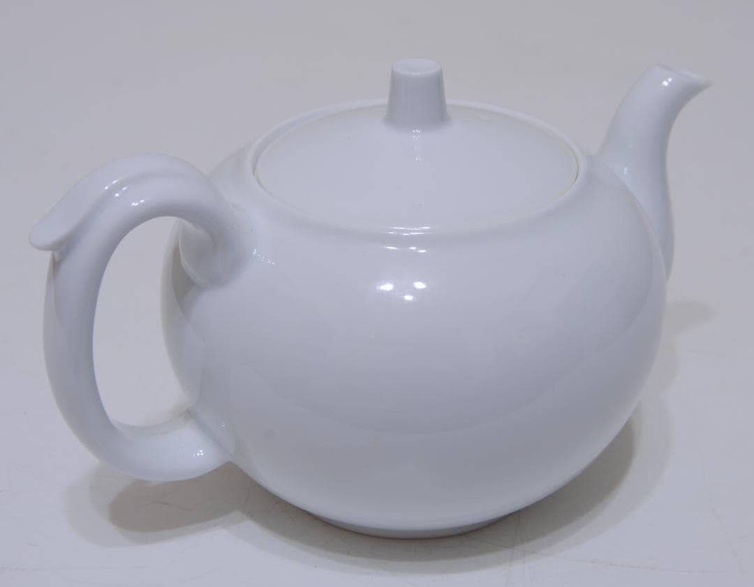 中村清六　コーヒー ポット　高麗庵　白磁　茶器　急須　水注