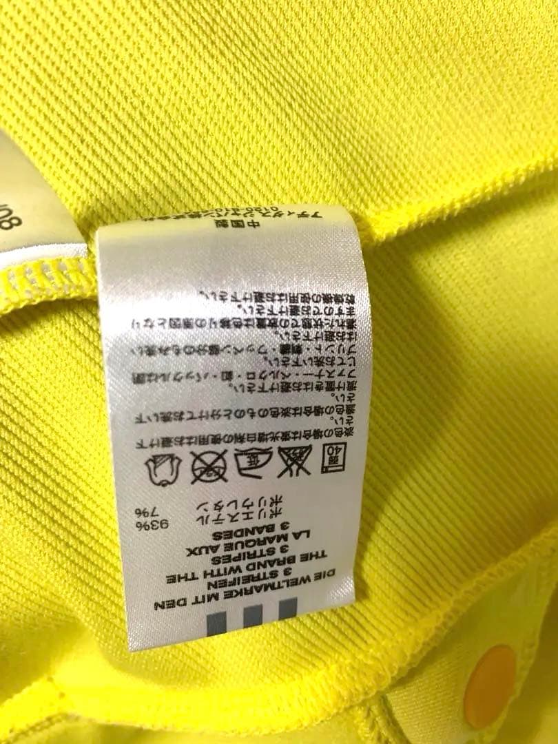 adidas ショッキングイエロー ジャージ トラック トップ 蛍光 黄色