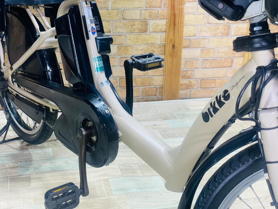 大容量＆超人気 BIKKE ビッケ ブリヂストン子供乗せ電動自転車 H3393