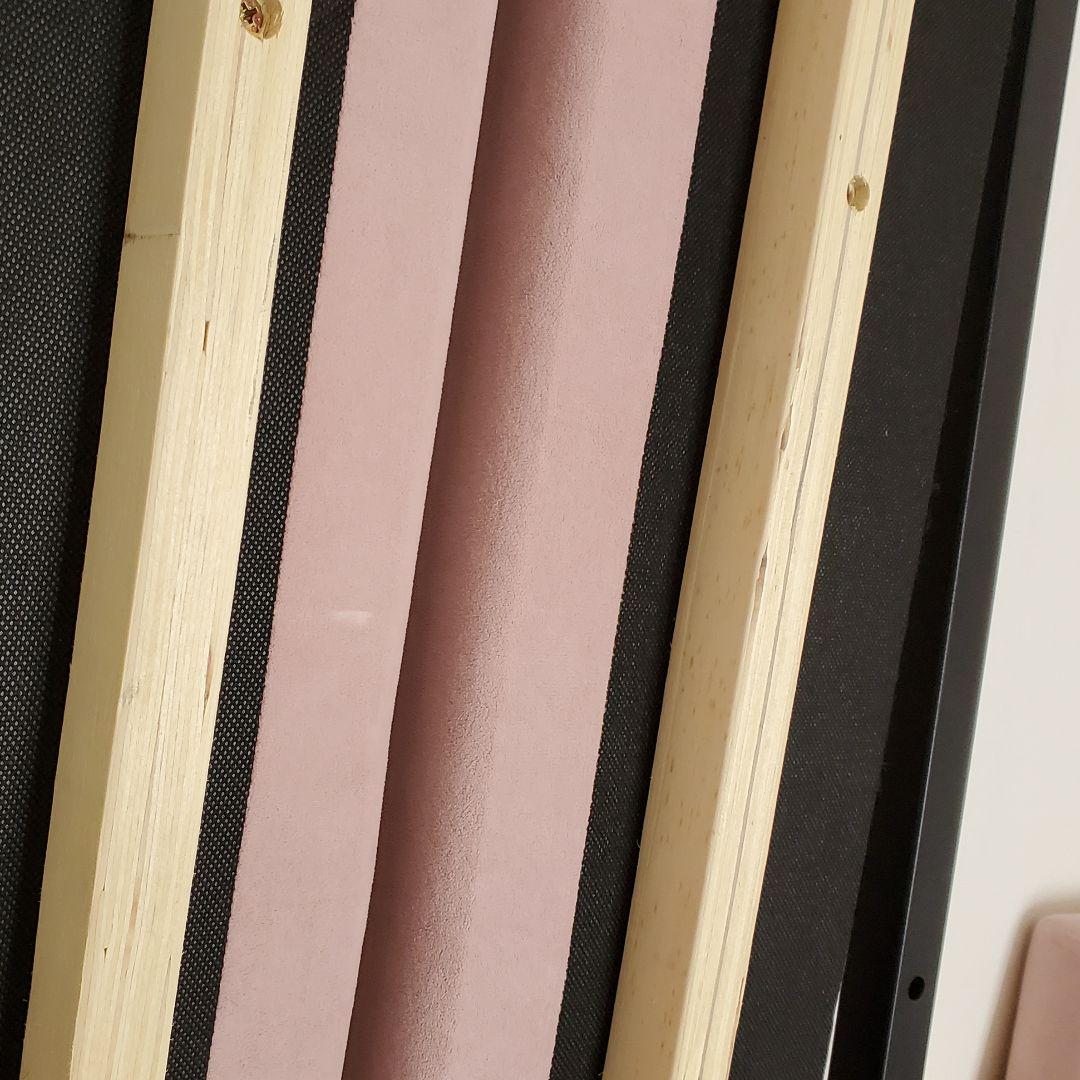 セミダブル ベッド&マットレスセット ピンク ベッドフレーム すのこベッド