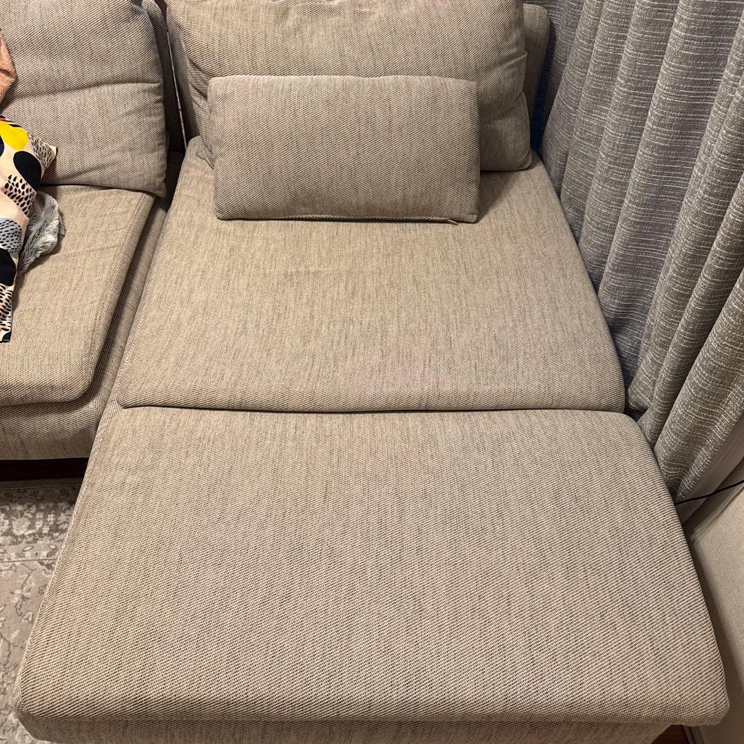 ソーデルハムン　寝椅子　ヴィーアルプ　ベージュ/ブラウン