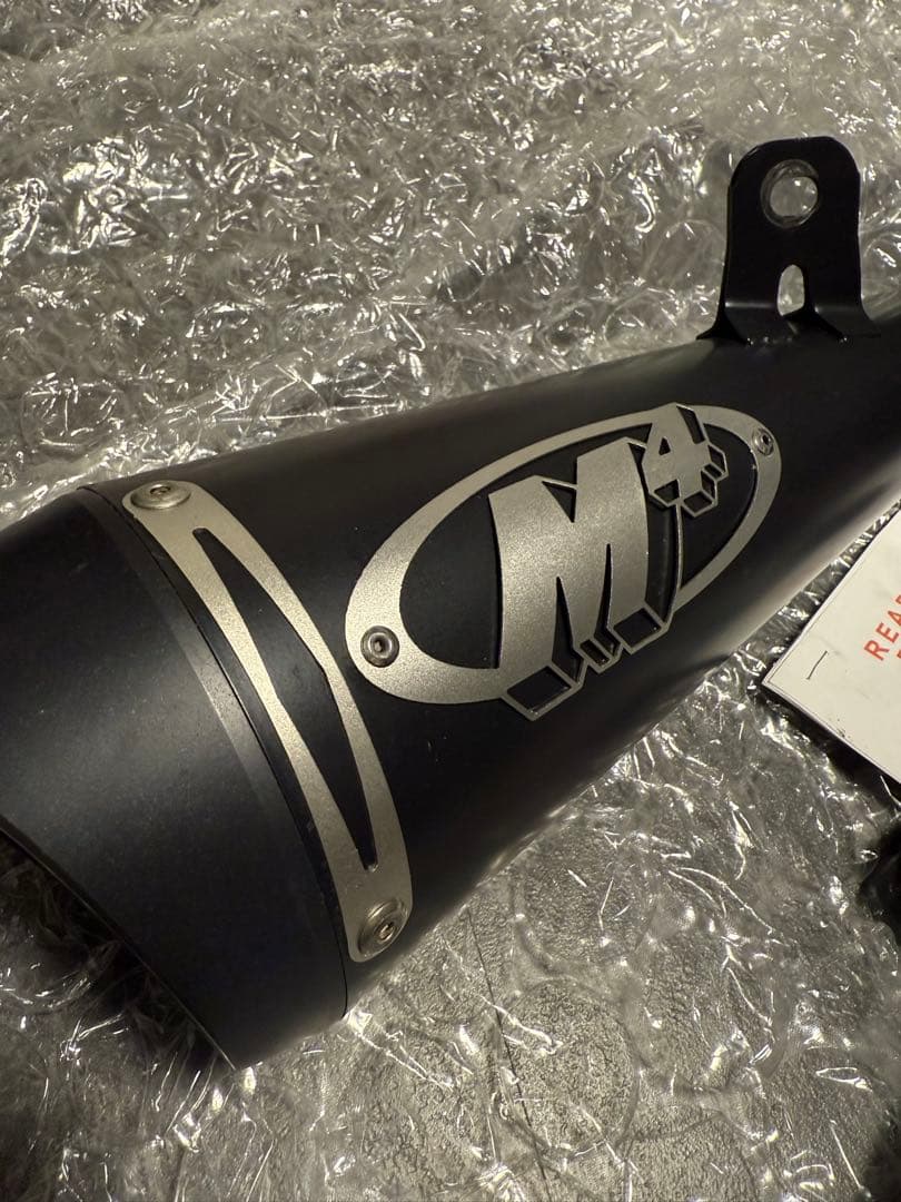 M4 マフラー 取り付け金具付き　zx-6r 中古美品　低距離使用