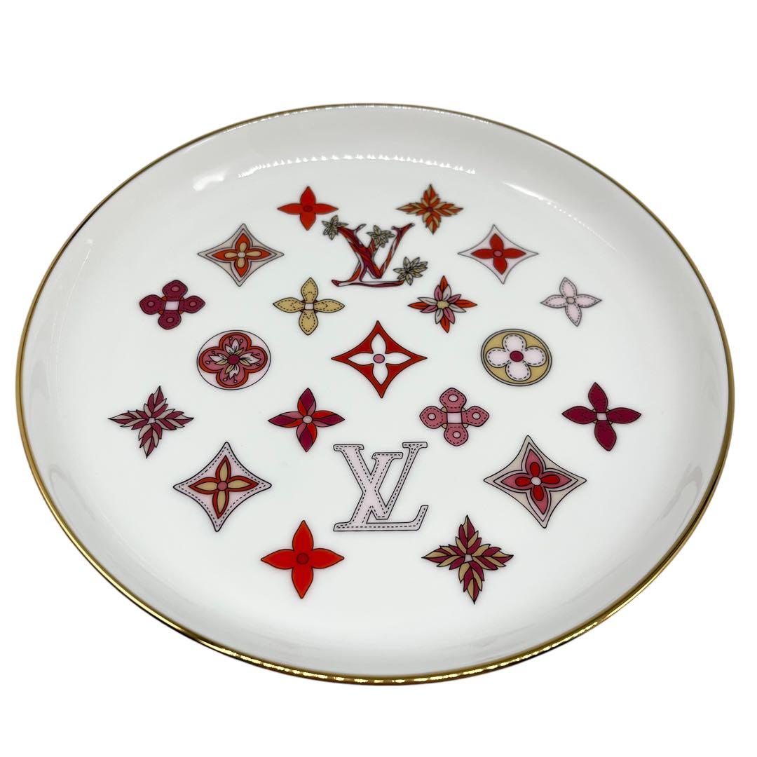 新品■ルイヴィトン　モノグラム　フラワーセット4　アシェット　お皿　GI0875