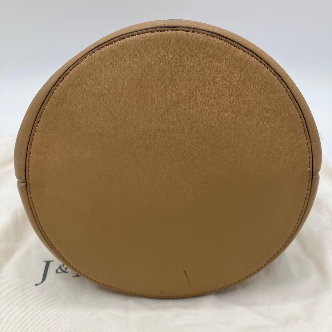 【美品】J&M DAVIDSON ミニ デイジー ウィズ ハンドバッグ キャメル