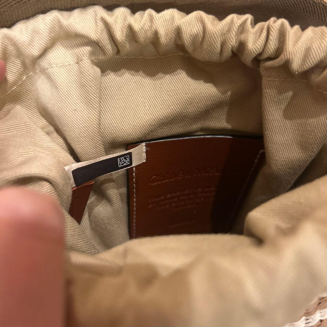 クロエ　「Woody」スモールカゴバッグ