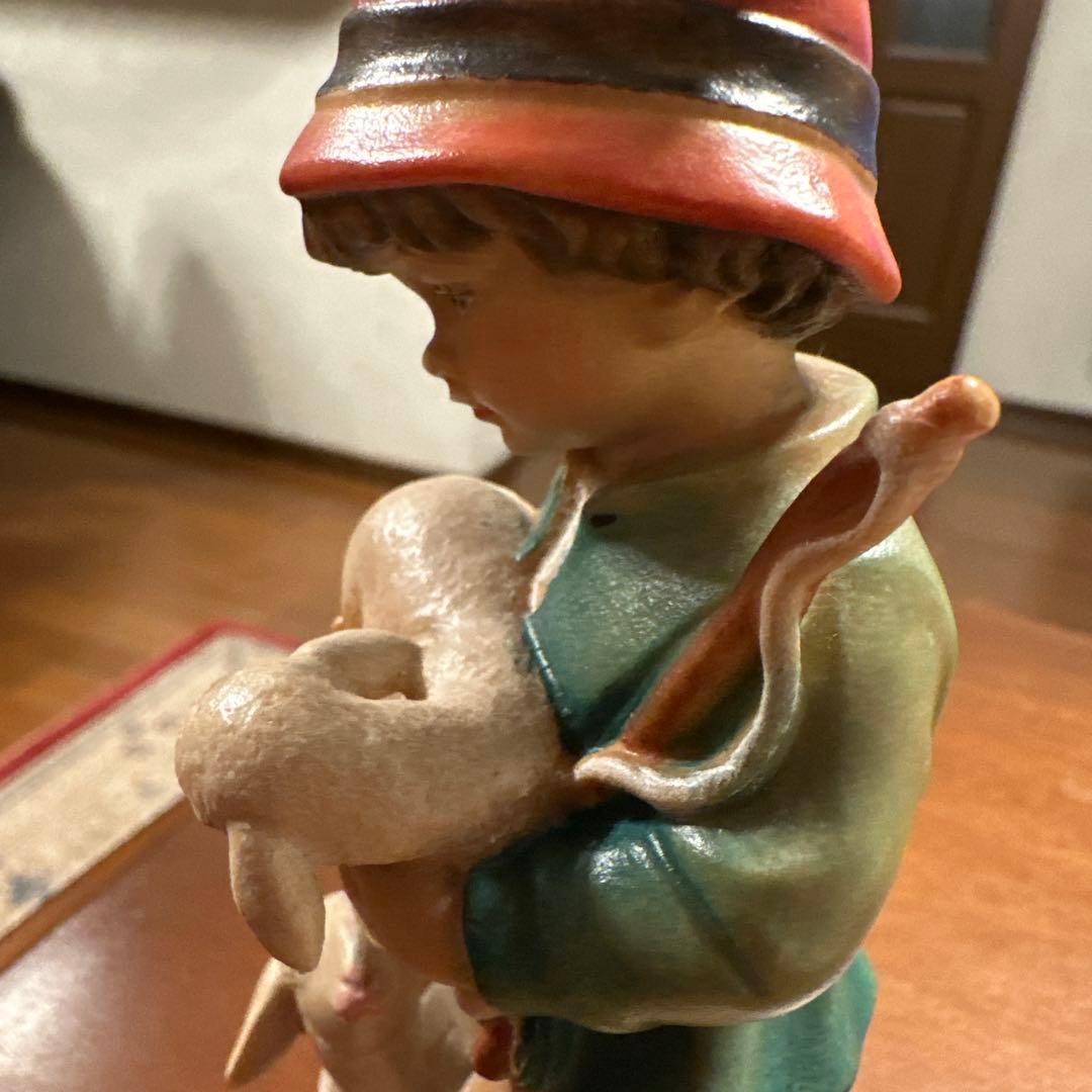 イタリア　Conrad Moroder社　木彫り人形　 写真追加しました