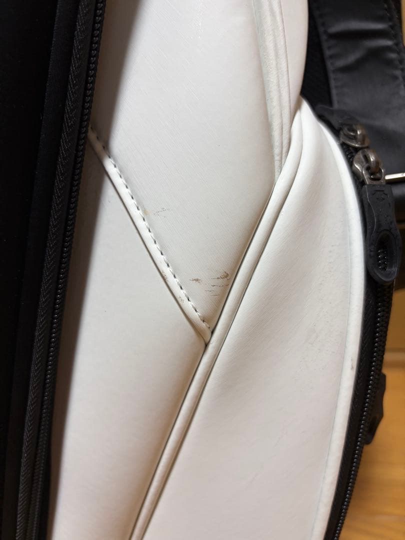 DESCENTE キャディバッグ ホワイト ブラック　レディース