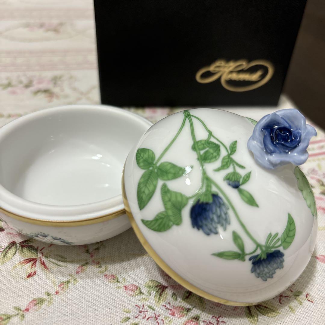 ヘレンド　ハーブガーデンボンボン入れ