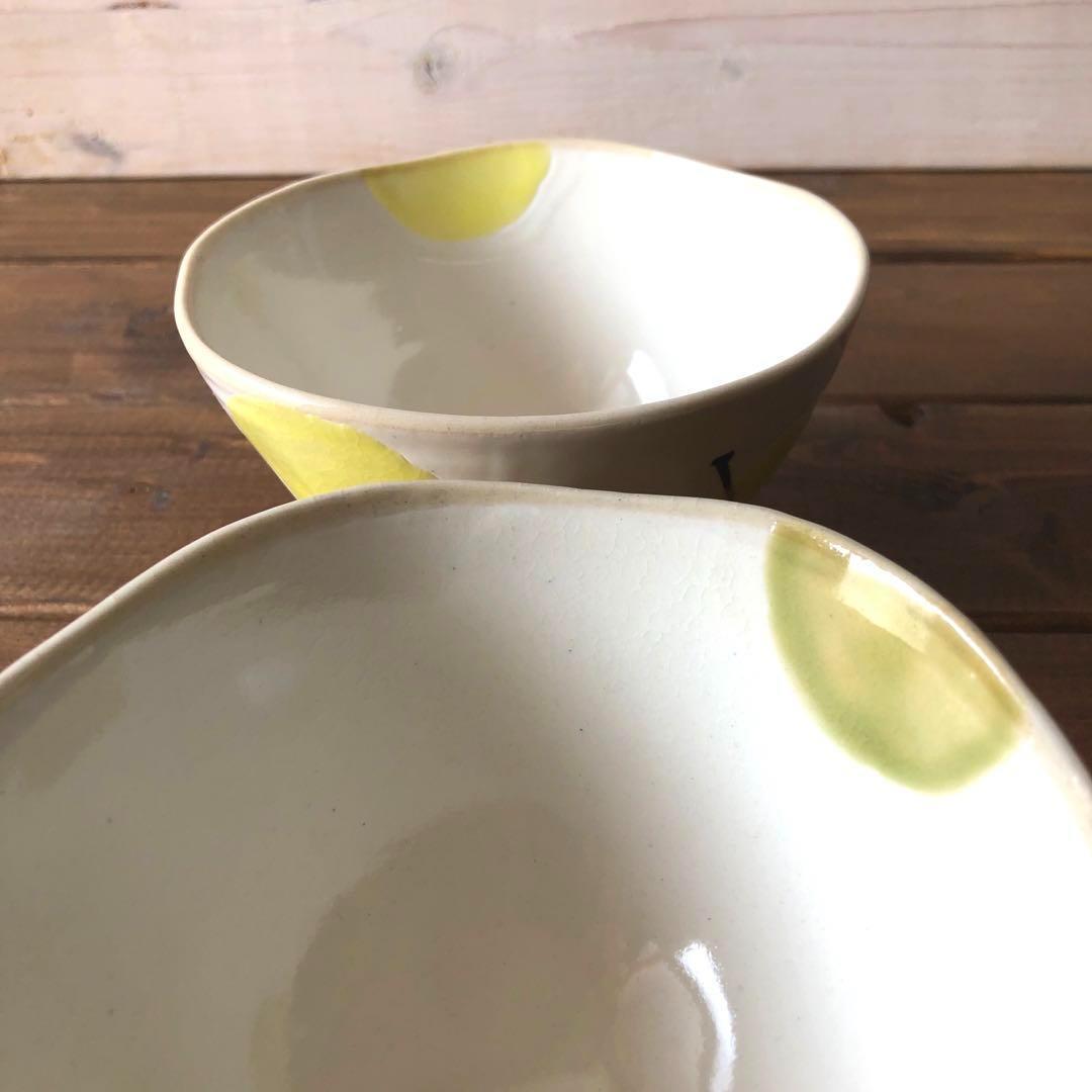 ゆみぶう 波佐見焼【新品・送料込】アップルお茶碗・小丼