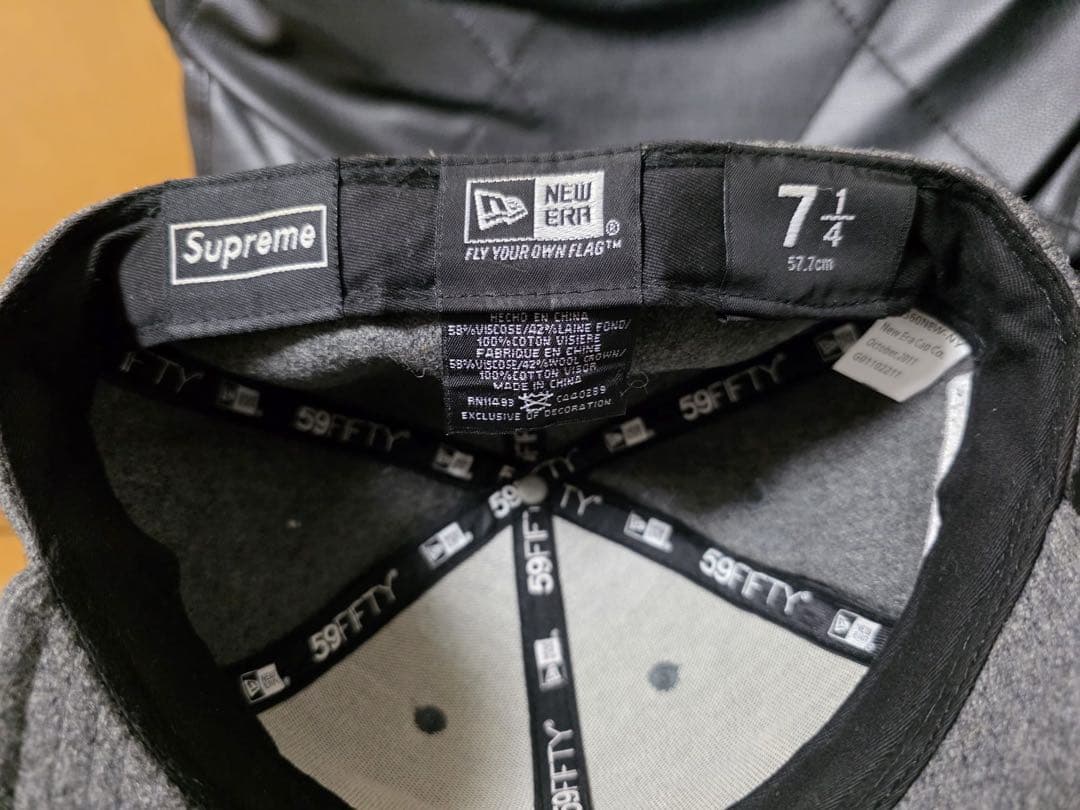 ド*ン様 Supreme ニューエラ　BoxLogo USAフラッグ刺繍