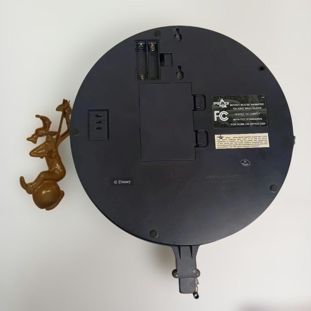 稼働品PEAQ Disney talking wall clock からくり時計