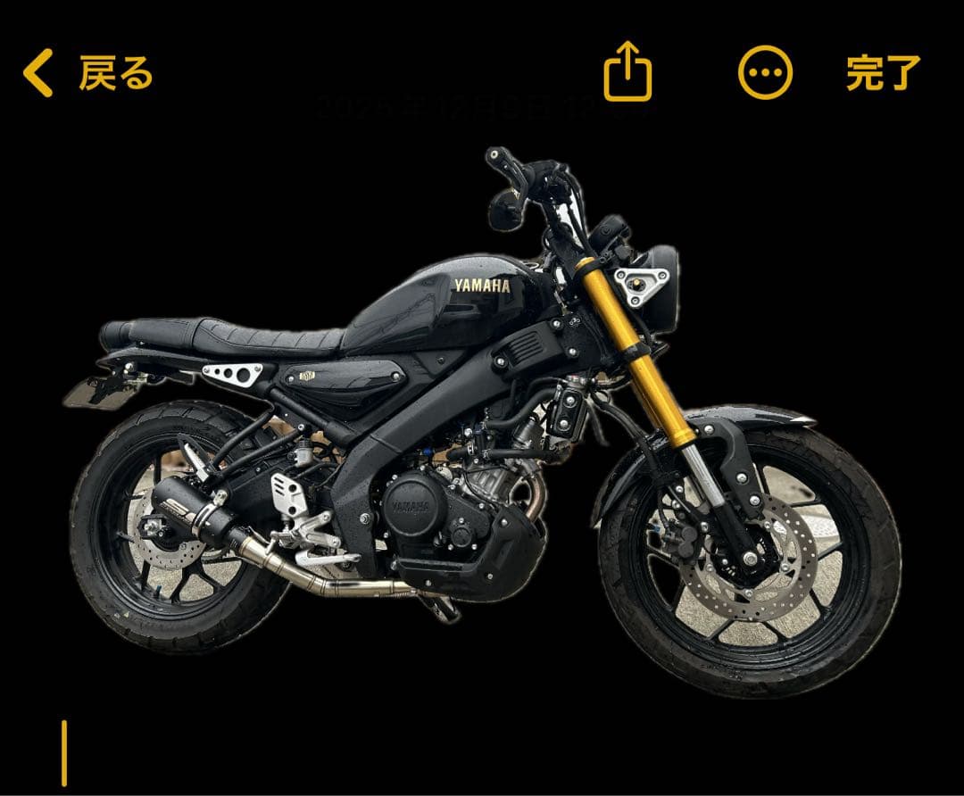 マフラー　xsr125　(消音加工済)