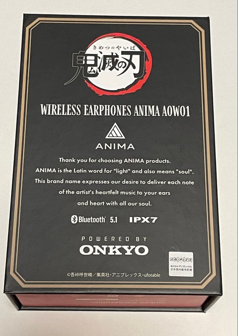 鬼滅の刃 煉獄杏寿郎 ONKYO オンキョー イヤホン