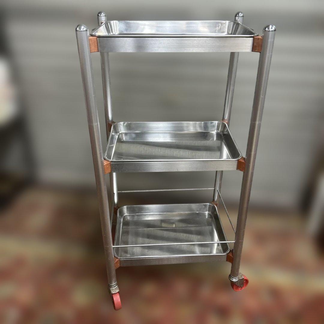 タカラベルモント　ステンレス　ワゴン　中古　美容室　サロン