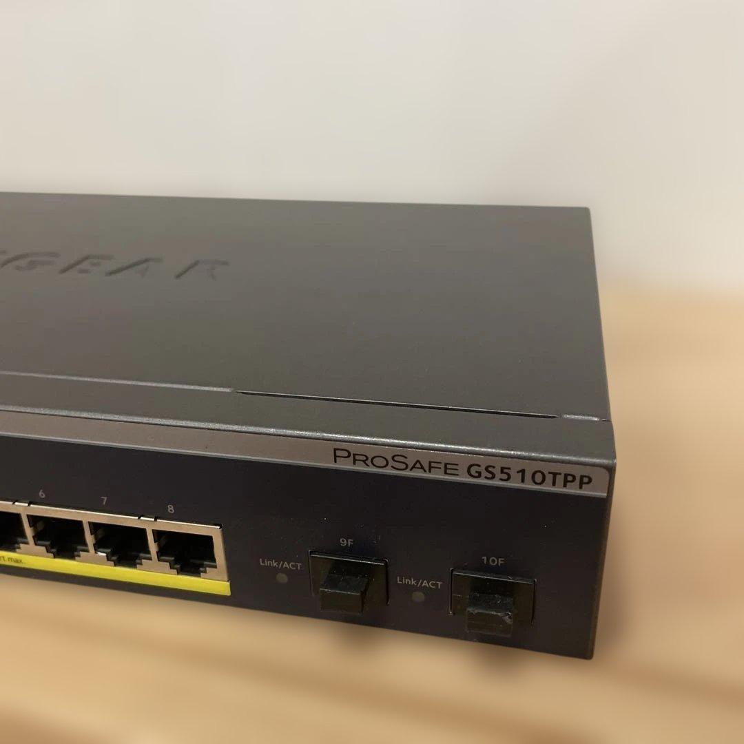 ルーター・ネットワーク機器 GS510TPP PoE+ and 2FP Port NETGEAR