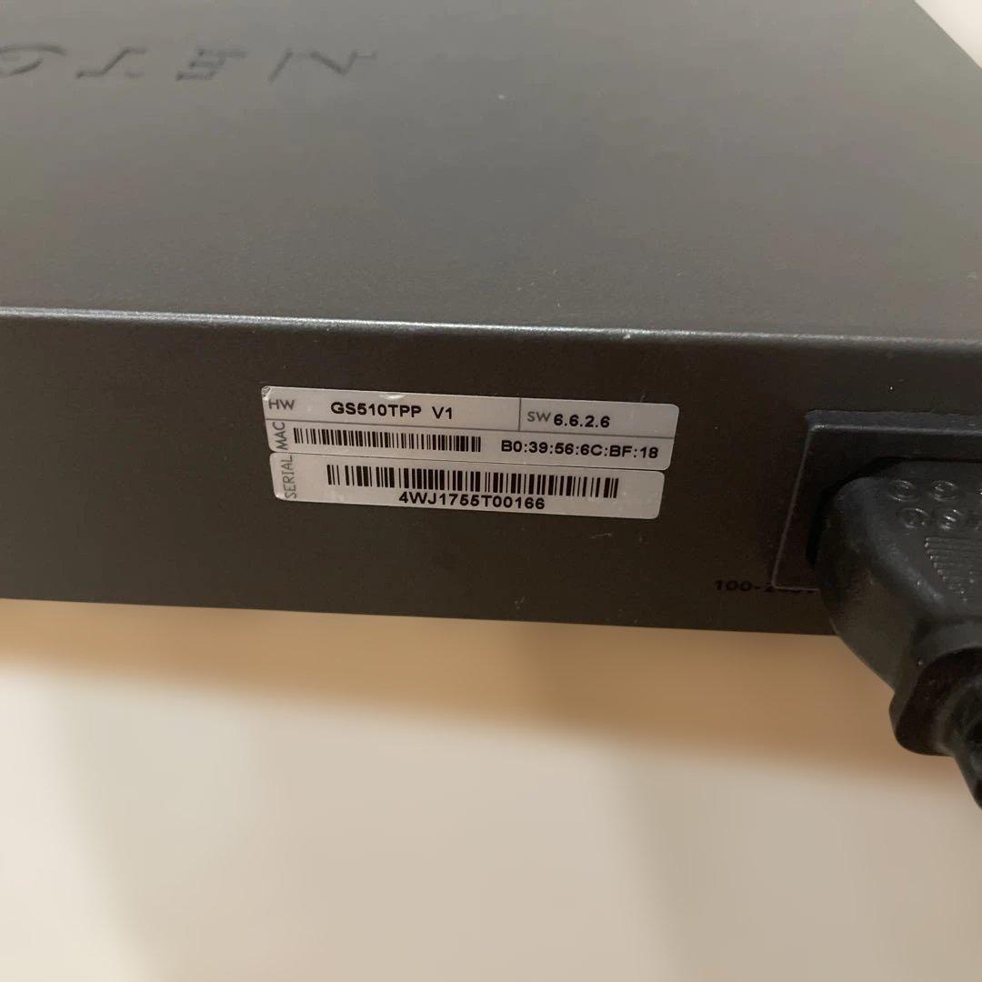 ルーター・ネットワーク機器 GS510TPP PoE+ and 2FP Port NETGEAR